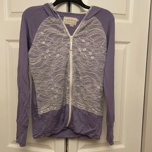 Evy’s tree jacket with lace NWOT